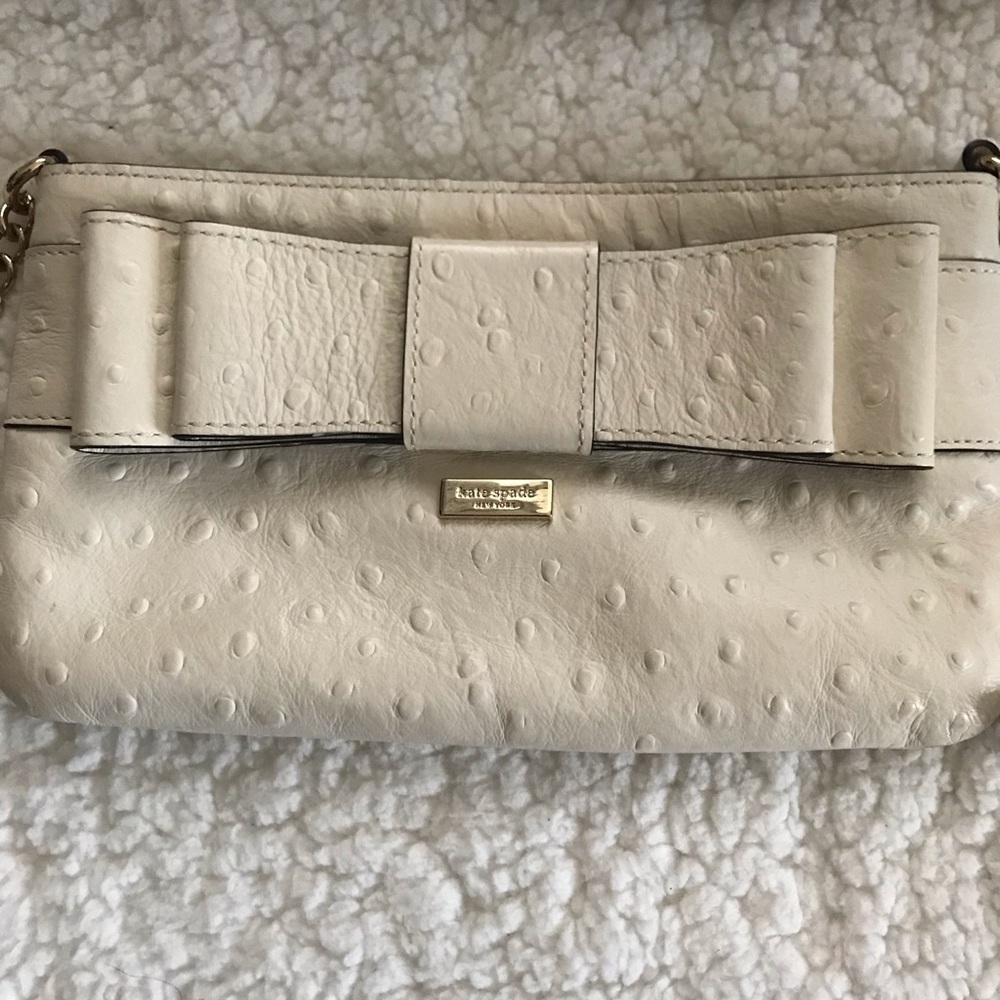 - Kate Spade ostrich embossed crossbody